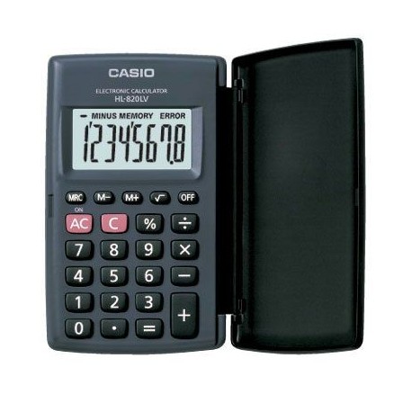Casio HL-820LV-bk Cep Tipi Hesap Makinesi